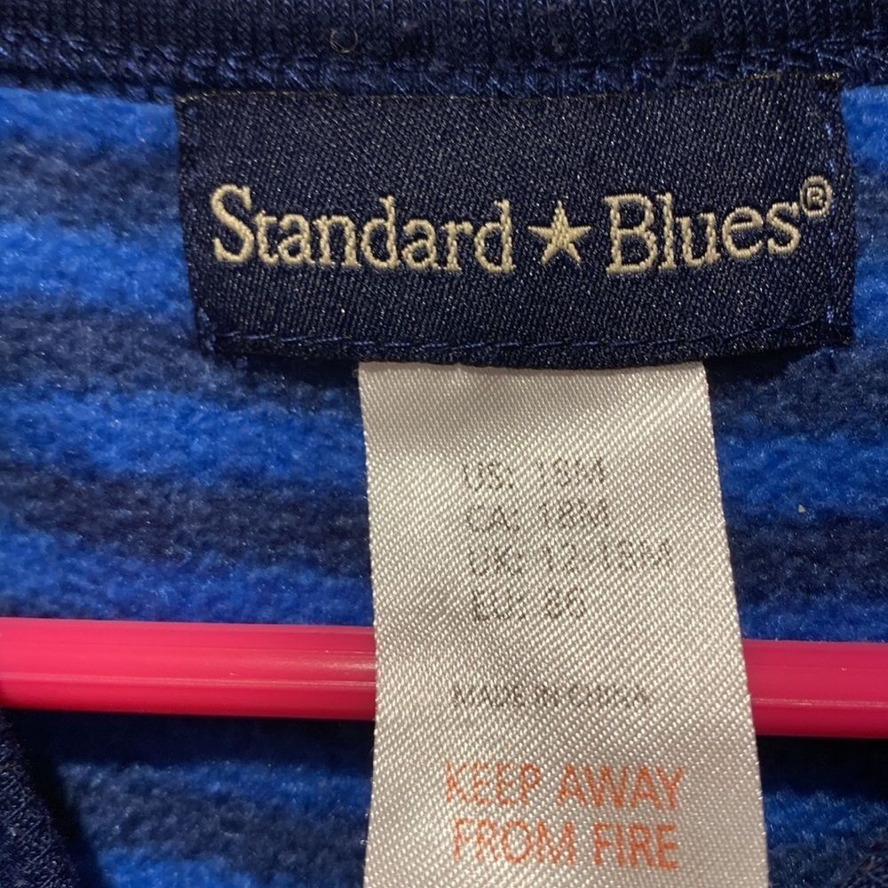 Standard Blues Footed Blanket Sleeper size 18M - Picture 5 of 5